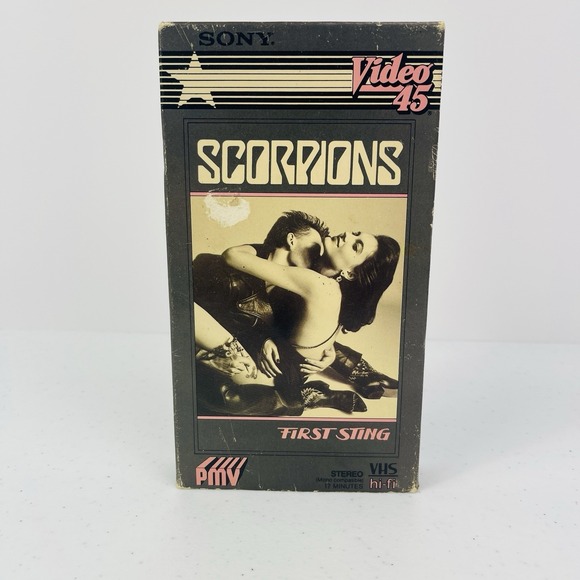 Other - Scorpions First Sting VHS Sony Video 45 Heavy Metal Music Videos